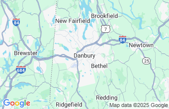 Map of Danbury