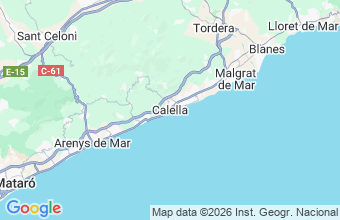 Map of Calella