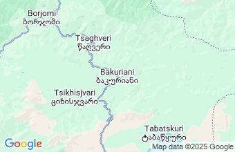 Map of Bakuriani