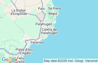 Map of Calella De Palafrugell