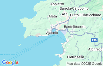 Map of Ajaccio