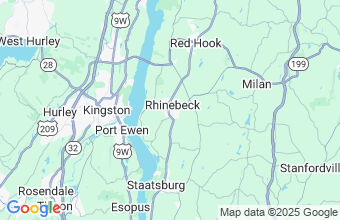 Map of Rhinebeck