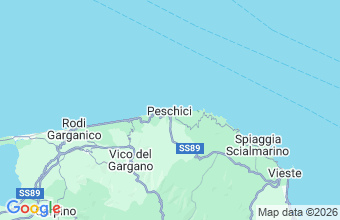 Map of Peschici