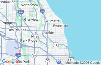 Map of Skokie