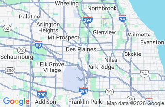 Map of Des Plaines