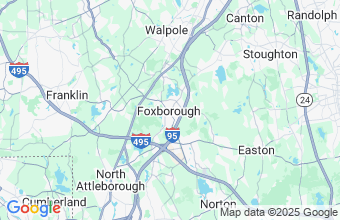 Map of Foxborough