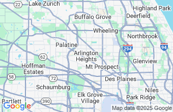Map of Arlington Heights