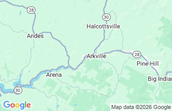 Map of Margaretville