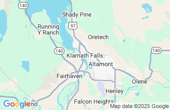 Map of Klamath Falls