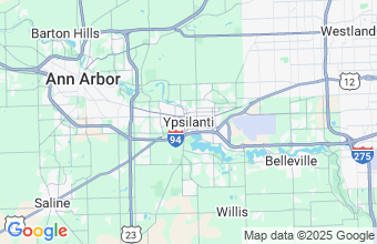 Map of Ypsilanti
