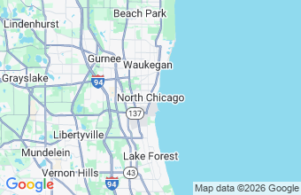 Map of North Chicago