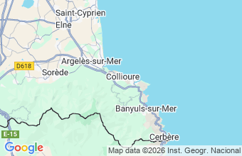 Map of Collioure