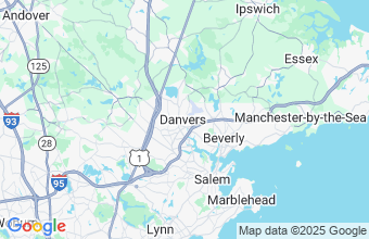 Map of Danvers
