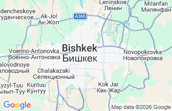 Map of Bishkek