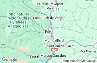 Map of Foix