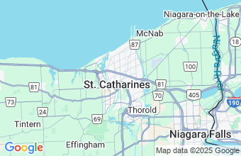 Map of St Catharines