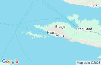Map of Hvar