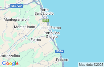 Map of Porto San Giorgio