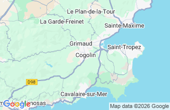 Map of Cogolin