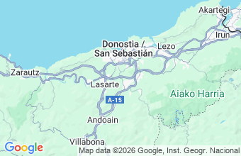 Map of Donostia-San Sebastián