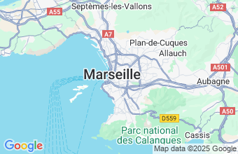 Map of Marseille