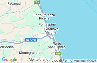 Map of Civitanova Marche