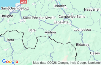 Map of Ainhoa