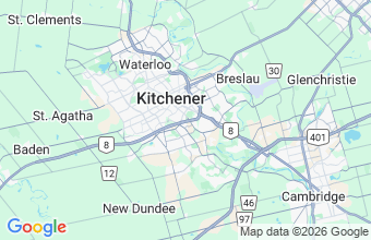 Map of Kitchener