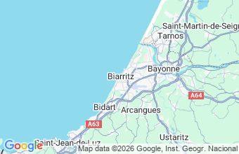 Map of Biarritz