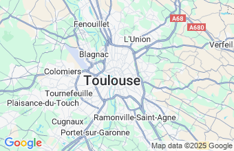 Map of Toulouse