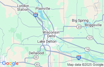 Map of Wisconsin Dells