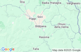 Map of Bibbiena