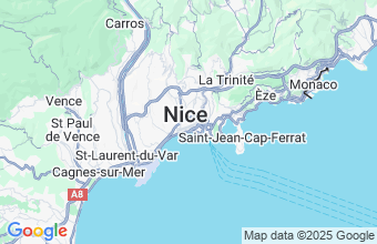 Map of Nice