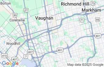 Map of Vaughan