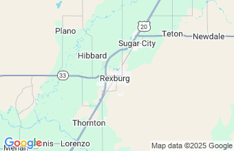 Map of Rexburg