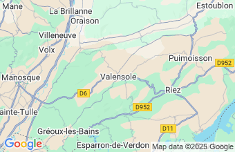 Map of Valensole