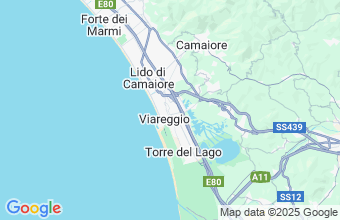 Map of Viareggio