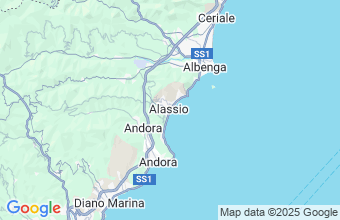 Map of Alassio