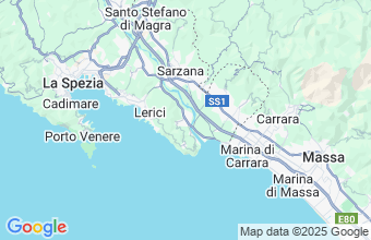 Map of Ameglia