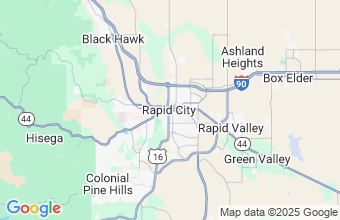 Map of Rapid City