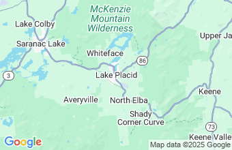 Map of Lake Placid