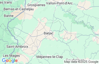 Map of Barjac