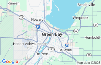 Map of Green Bay