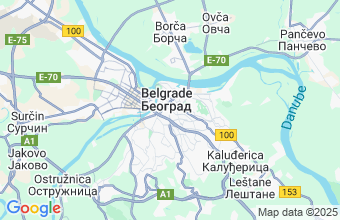 Map of Belgrade