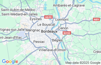 Map of Bordeaux