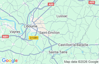 Map of Saint Emilion