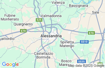 Map of Alessandria
