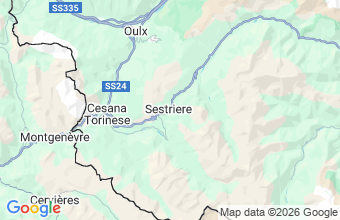Map of Sestriere