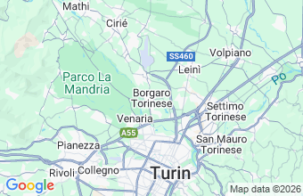 Map of Borgaro Torinese