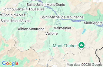 Map of Valloire